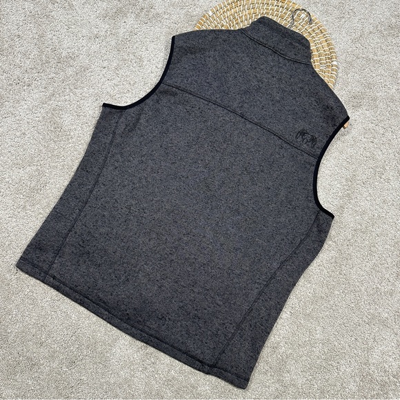 SOLD | Kuiu Men’s Base Camp High Loft Sweater Fleeve Vest Full Zip in Gray - Picture 6 of 12